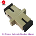 Sc Simplex Multimode Standard Plastic Fiber Optic Adapter